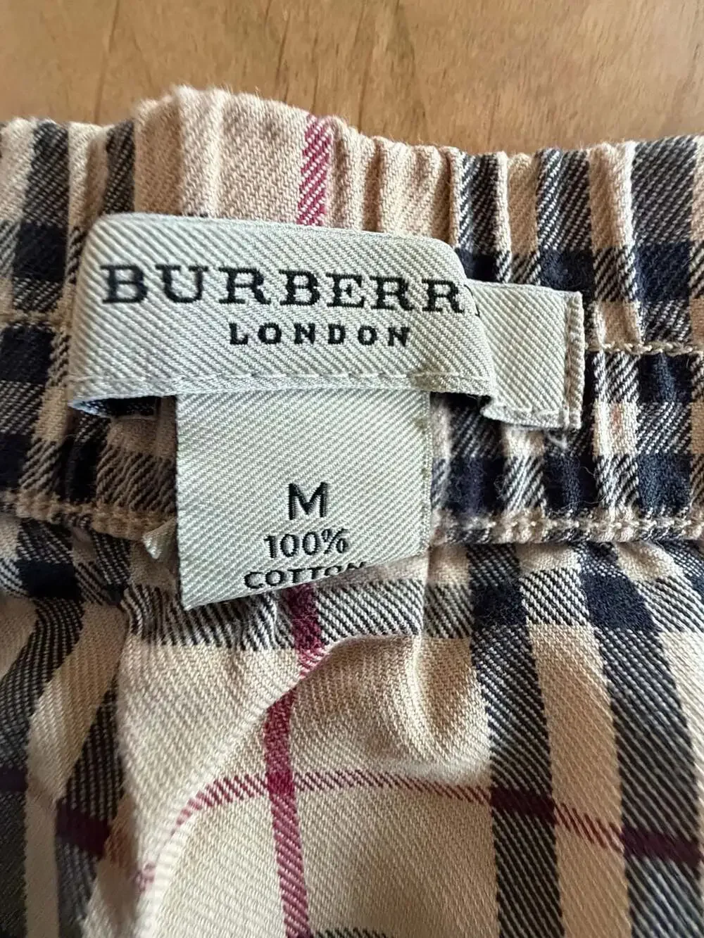 Burberry London Vintage Nova Check Cotton Boxer Shorts Medium